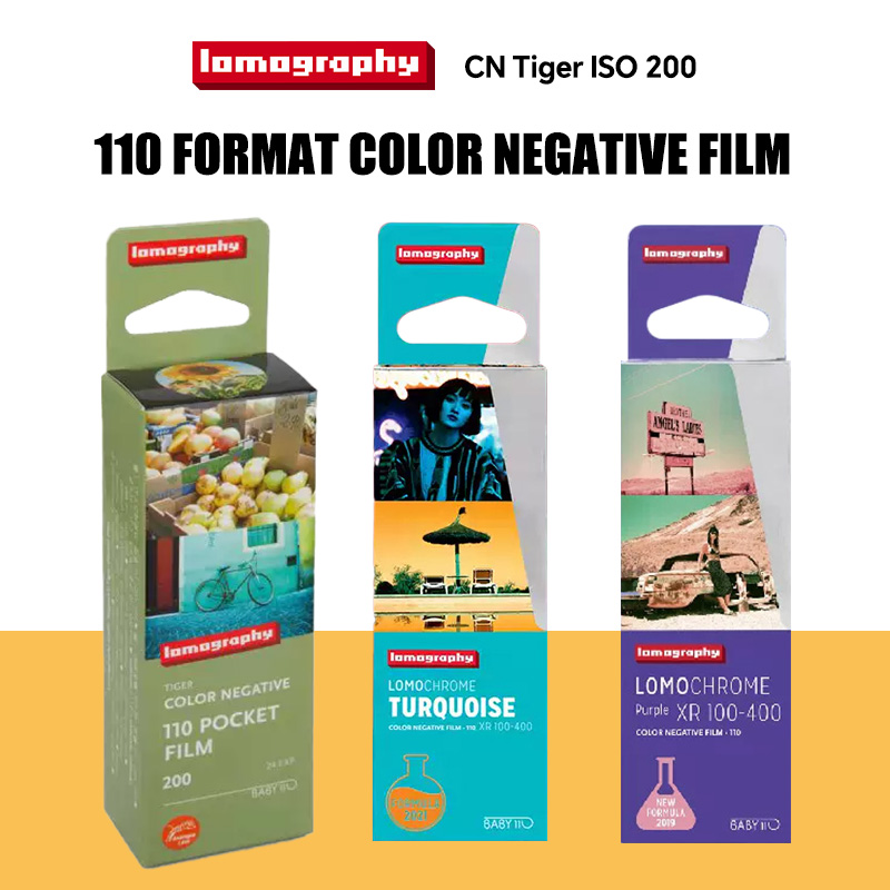 Instant Film Pack - Lomography 110 Film Renkli Negatif LomoChrome