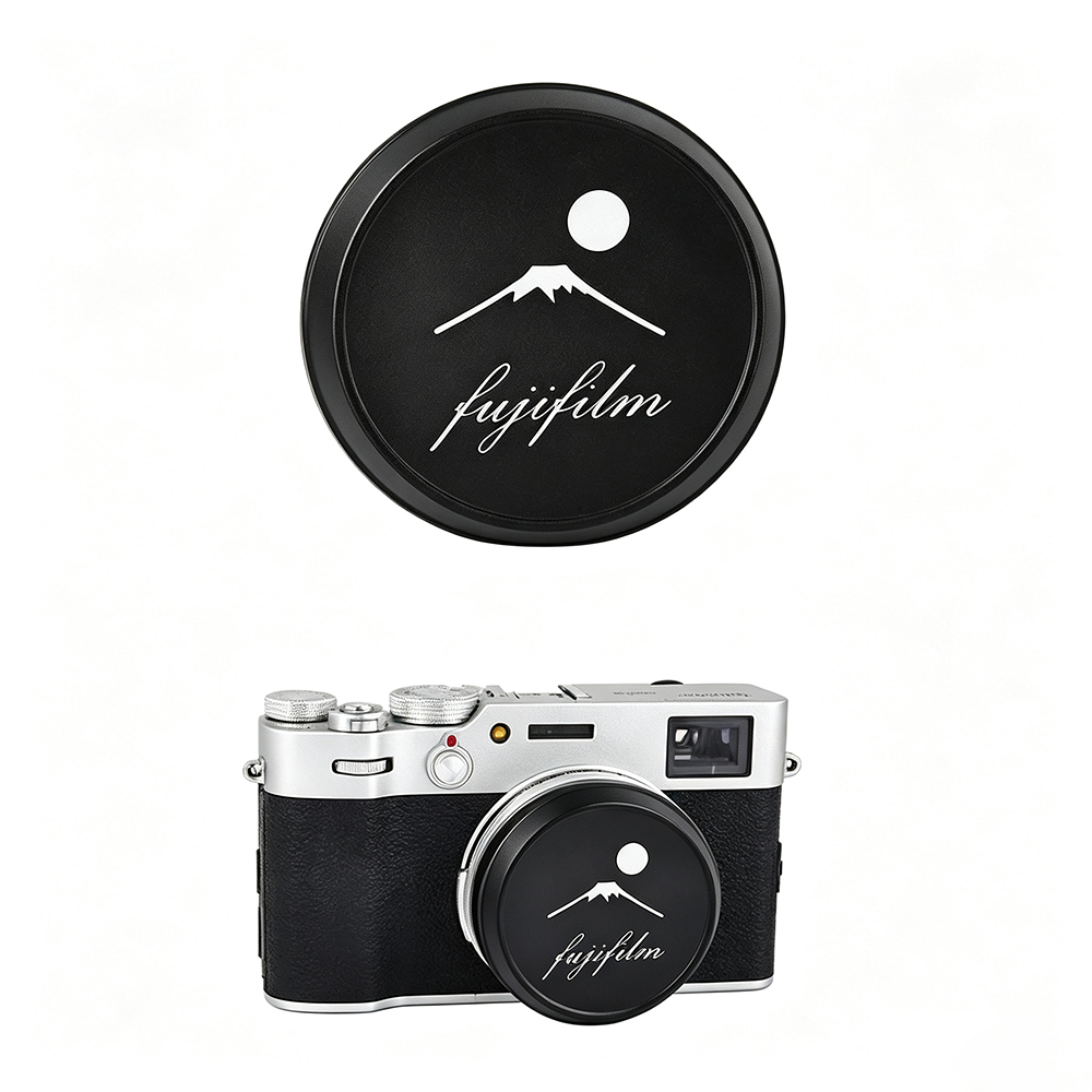 Lens Cap Vintage - Vintage Metal Lens Kapağı Fujifilm X100/X100V/X100VI/X100S/X100T/X100F/X70