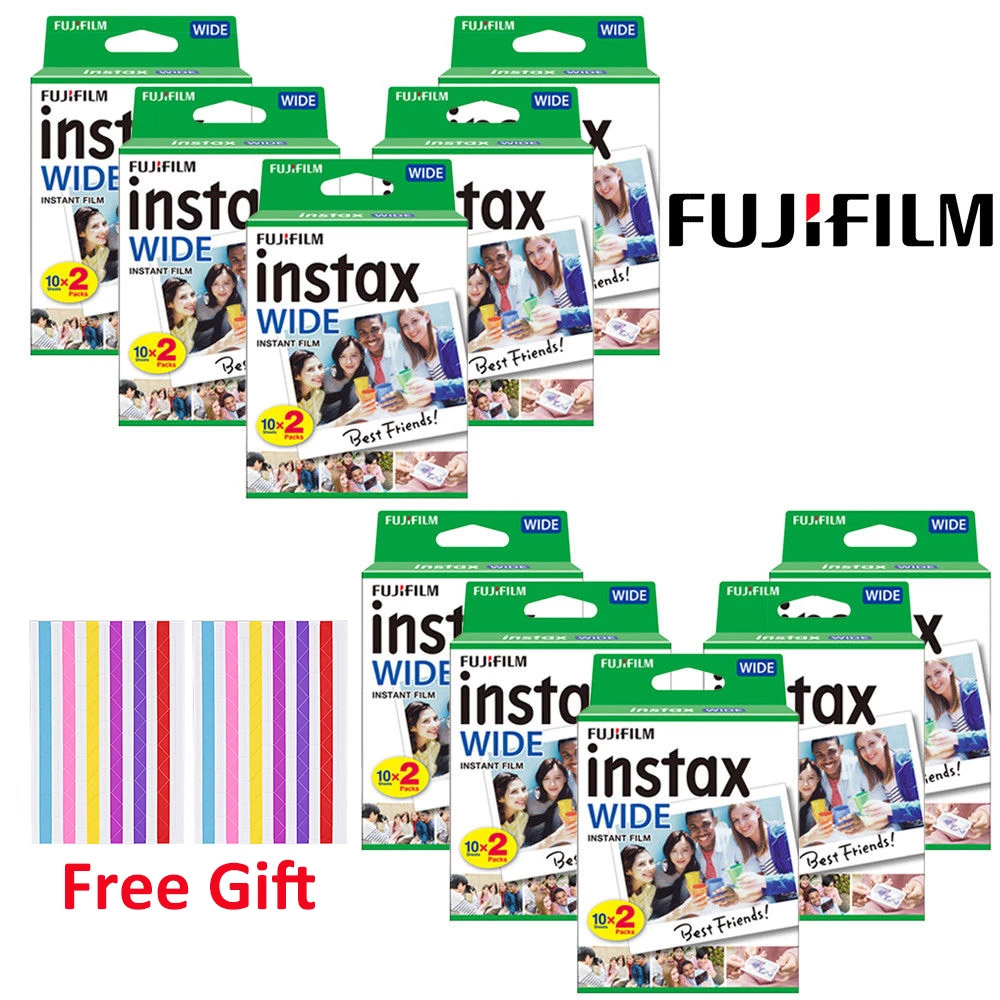 Instant Film Pack - Fujifilm fotoğraf kağıdı Instax geniş fotoğraf
