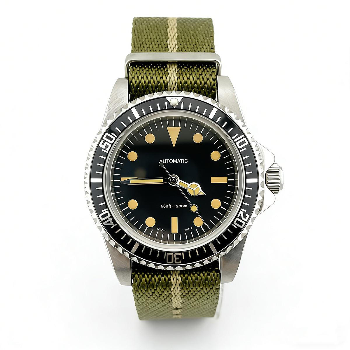 Vintage Collectible Watches - 39.5mm Dalgıç Retro saat safir cam