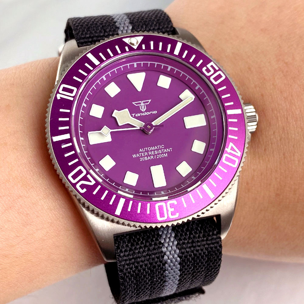 Titanyum Tandorio Mor 42mm FXD - Vintage Collectible Watches incelemesi ve fiyatı