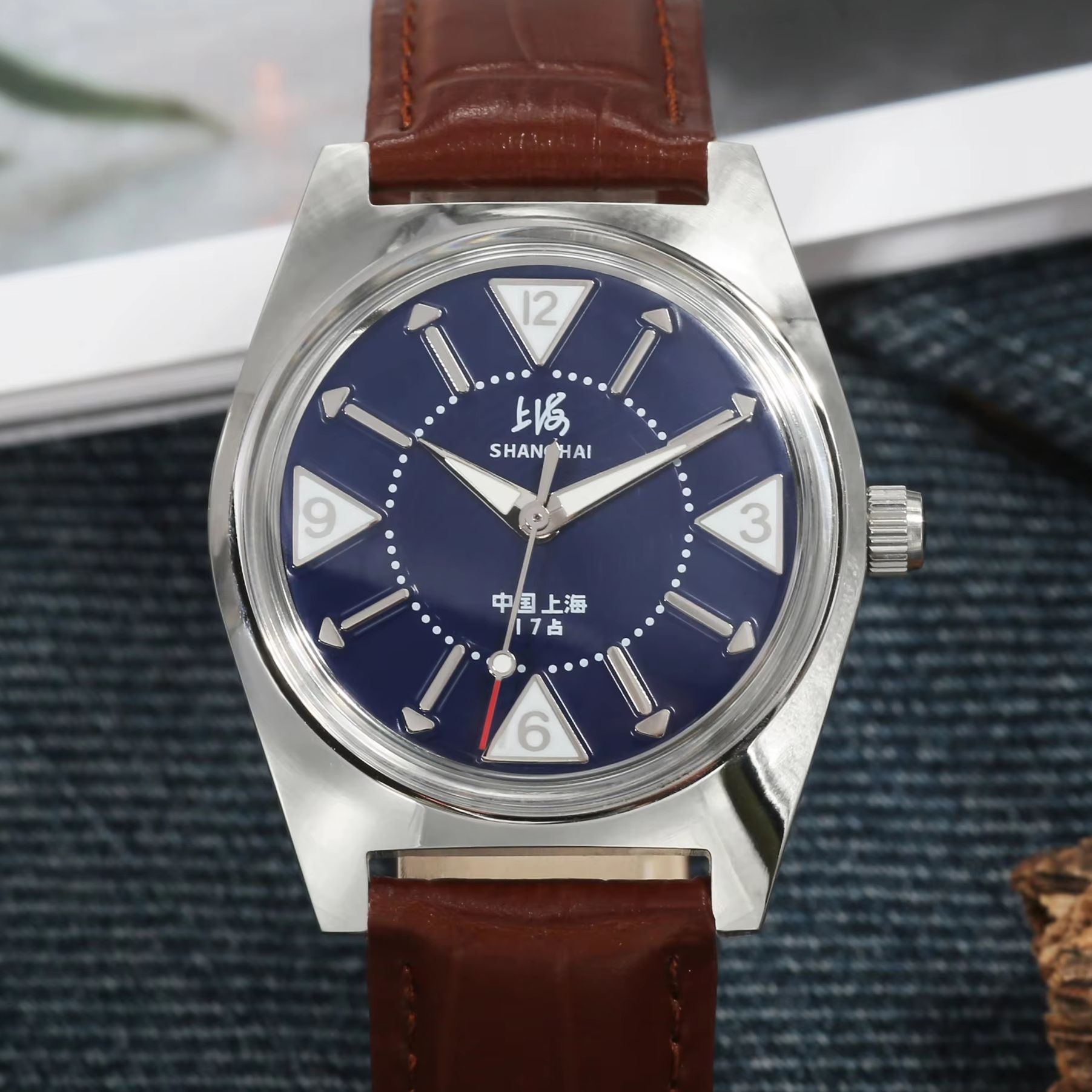Shanghai 36mm 7120 Su Geçirmez - Vintage Collectible Watches incelemesi ve fiyatı
