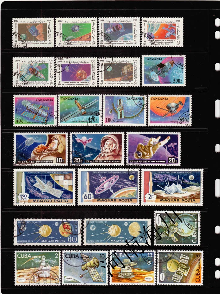 100 Farklı Dış Uzay Pulları Ge - Collectible Vintage Postage Stamps incelemesi ve fiyatı