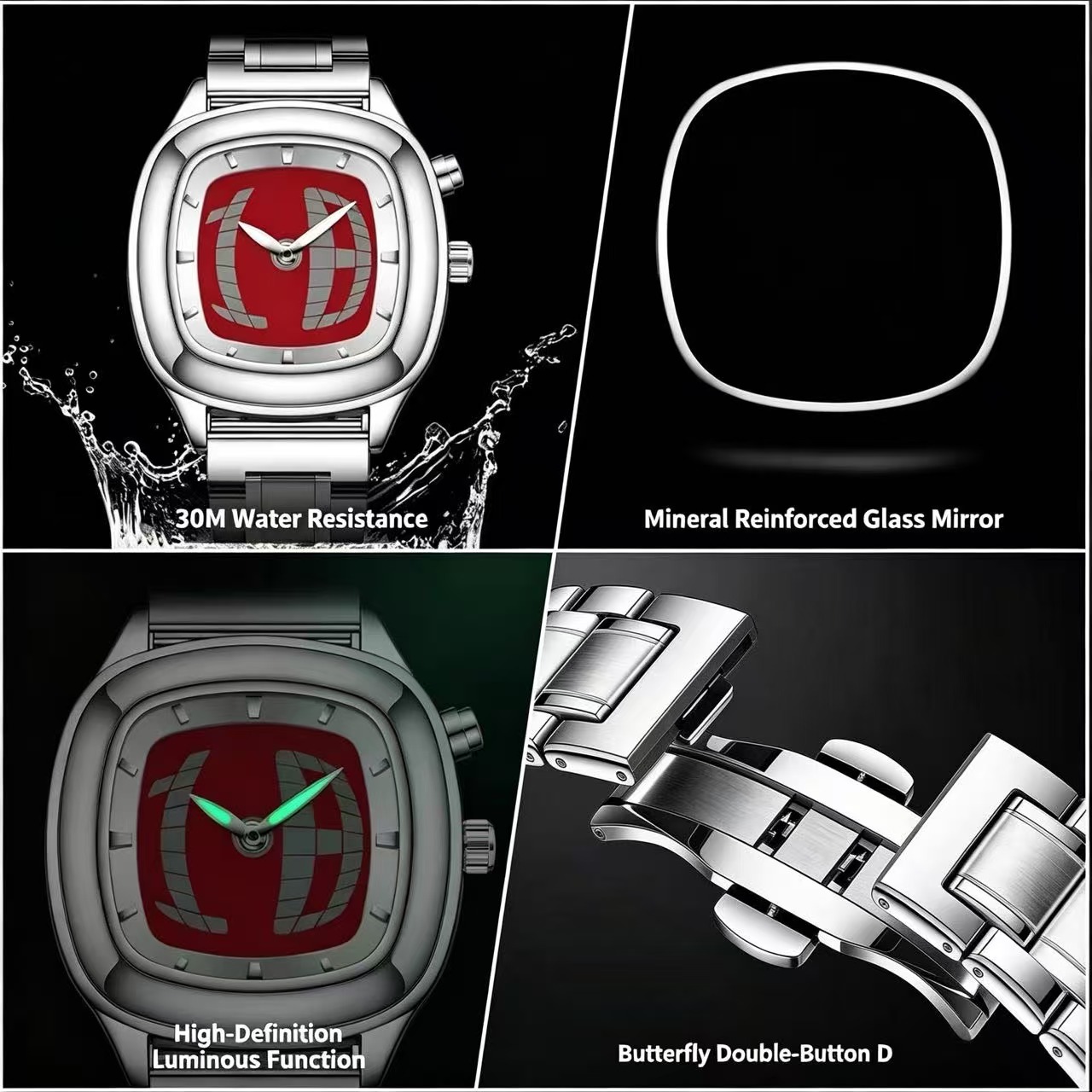 PAAZOMU Erkek Kuvars Saat Moda - Vintage Collectible Watches incelemesi ve fiyatı